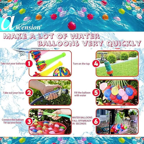 Ascension Automatic Fill and Tie Magic Water Balloons